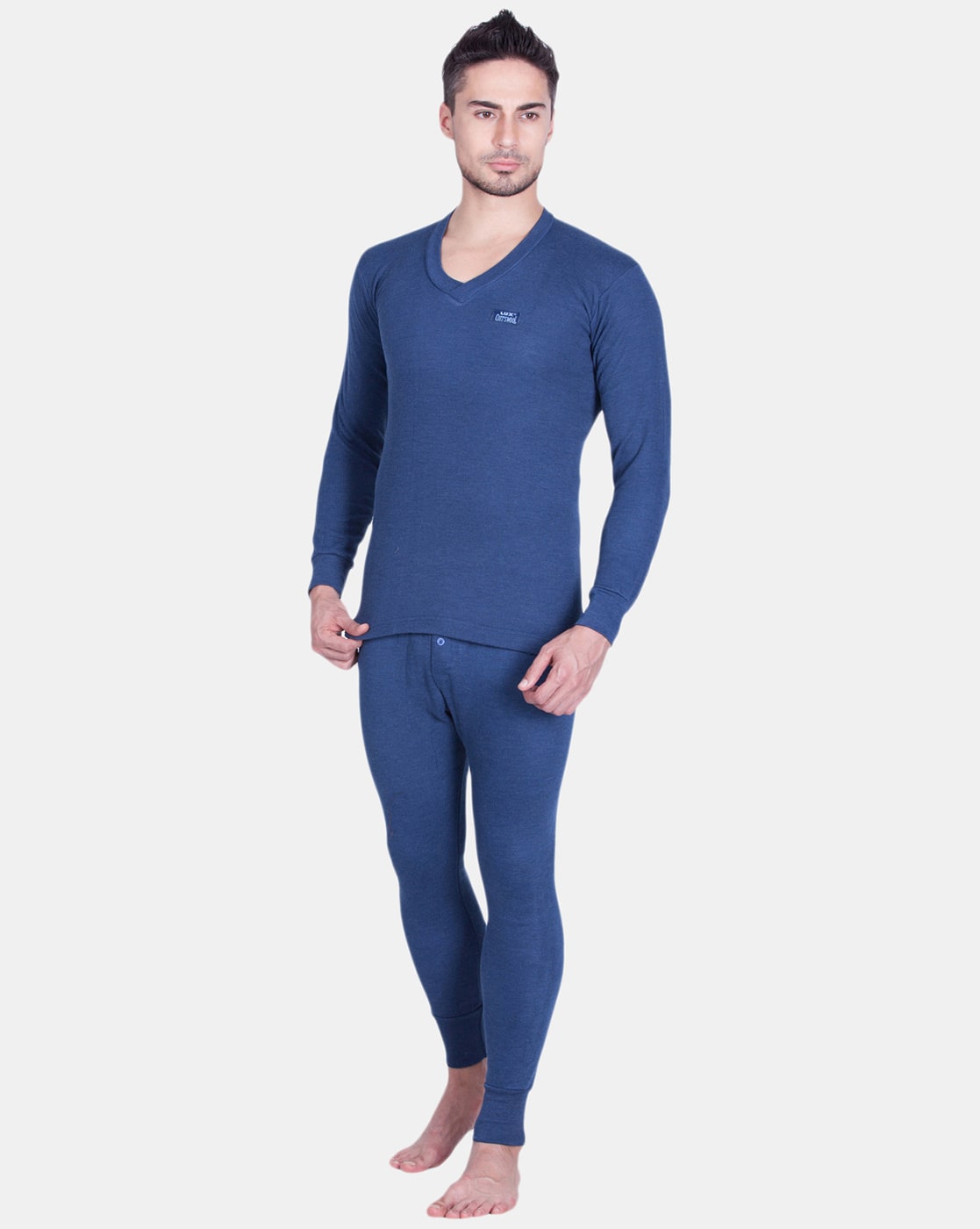 Buy Blue Thermal Wear for Men by LUX COTT'S WOOL Online