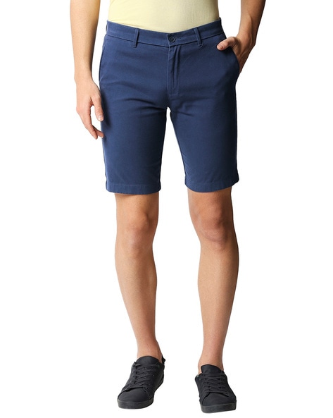 Basics Solid Knee Length Shorts