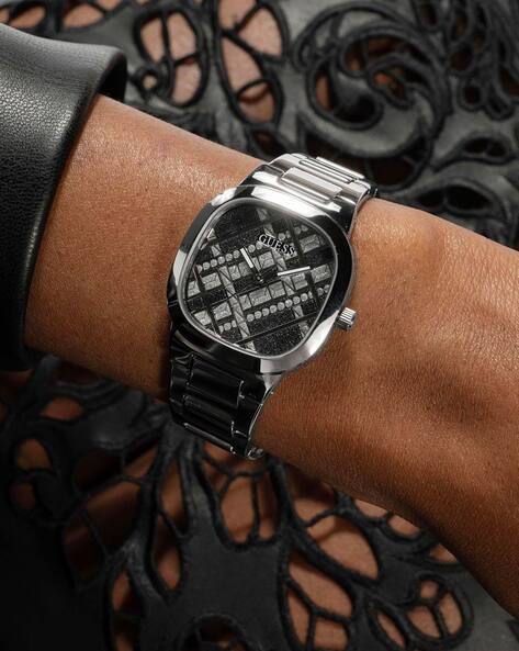 GUESS Analogue Watch with Metal Strap-GW0600L1