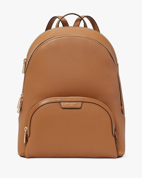 Large leather backpack womens on sale