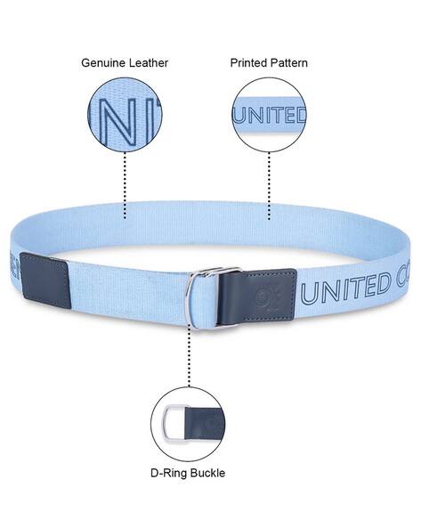 Off White Mini Industrial belt in white vintage 