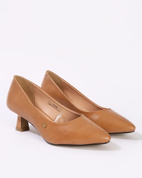 Buy Wine Heeled Shoes for Women by Lee Cooper Online Ajio