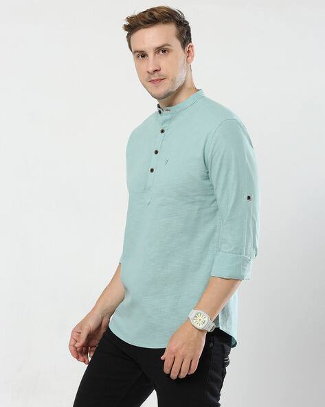 Buy Olive Shirts for Men by VUDU Online | Ajio.com