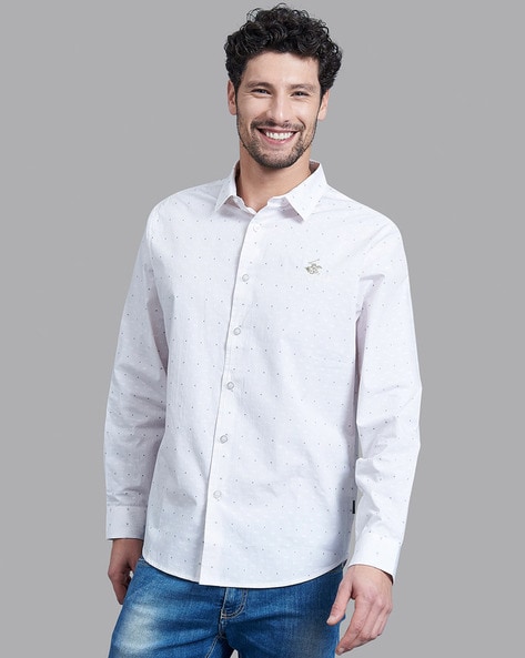 Buy White Shirts for Men by Beverly Hills Polo Club Online Ajio