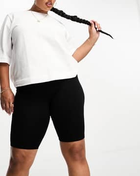 asos design Women Curve Basic Legging Shorts-picture-29