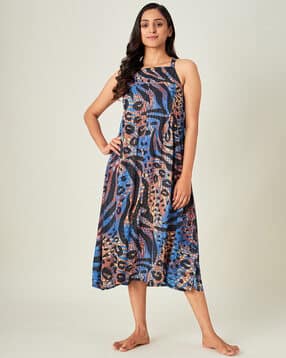 the kaftan company Animal Print Sleeveless Nightie-picture-11