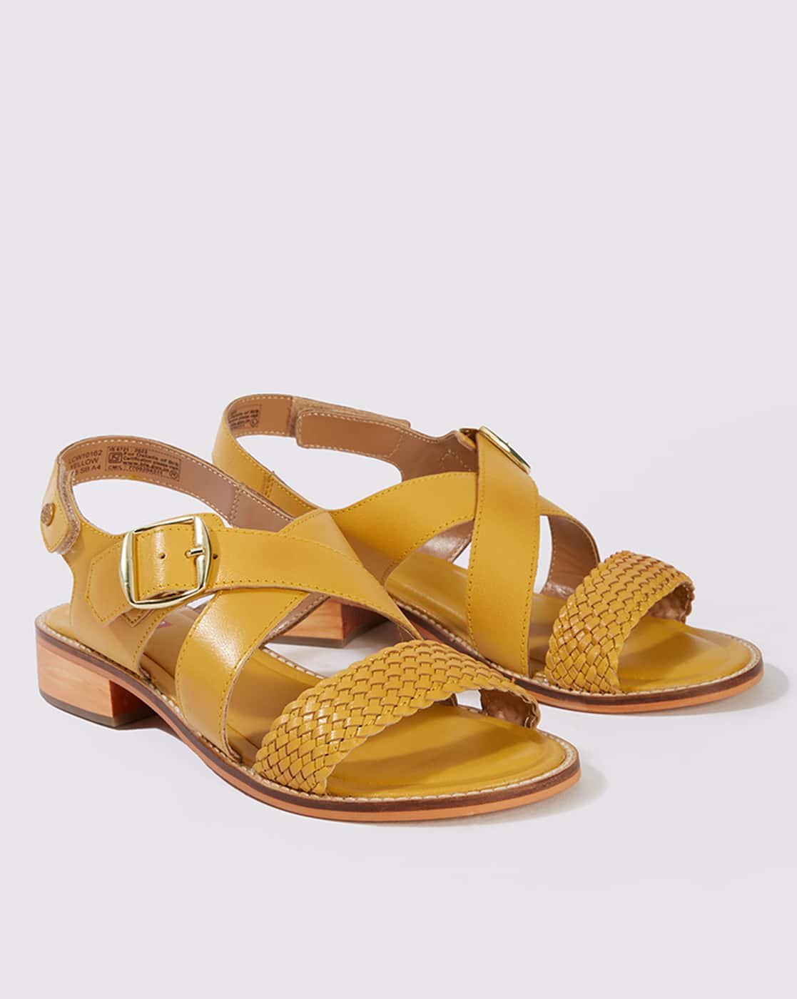 Buy Yellow Flat Sandals for Women by Lee Cooper Online | Ajio.com