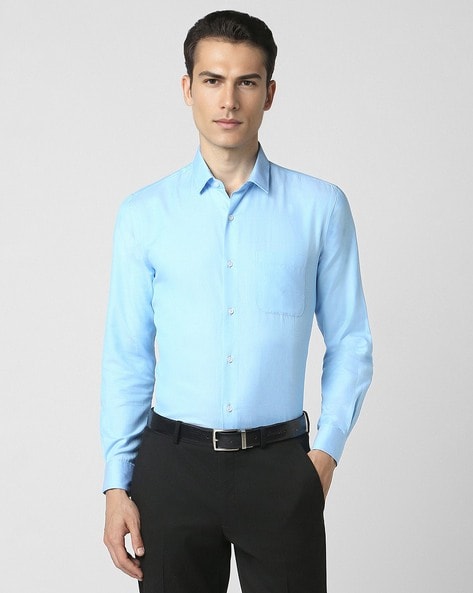 Peter England Men Slim Fit Shirt