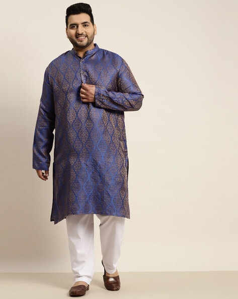 Sojanya Mandarin Collar Long Kurta