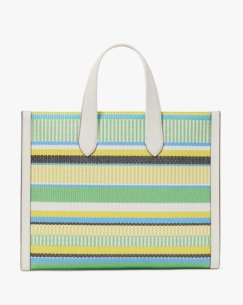 Kate store spade striped straw crossbody