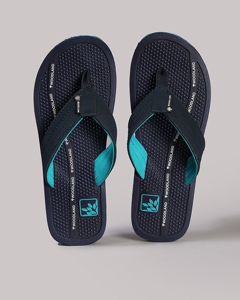 Woodland Men Thong-Strap Flip-Flops