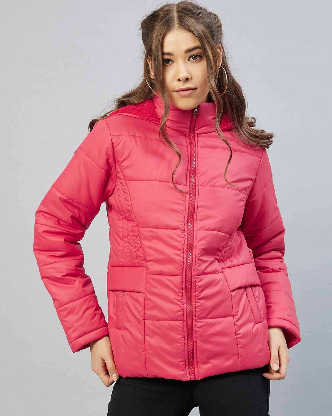 Buy Pink Jackets Coats for Women by CARLTON LONDON Online Ajio