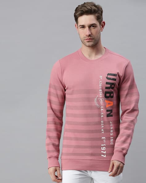 Buy Pink Sweatshirt Hoodies for Men by SHOWOFF Online