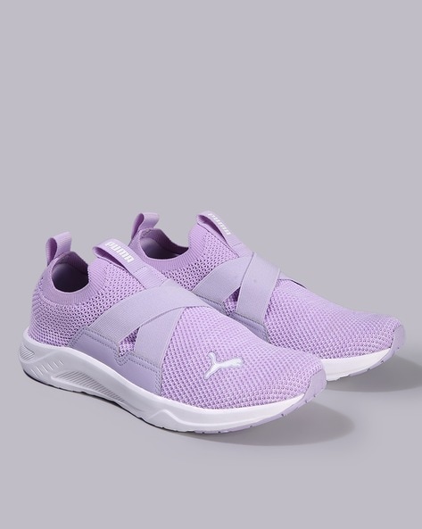 Puma slip ons purple women online