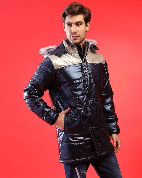 Buy Navy Jackets Coats for Men by Campus Sutra Online