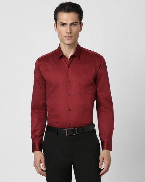 Peter England Men Slim Fit Shirt