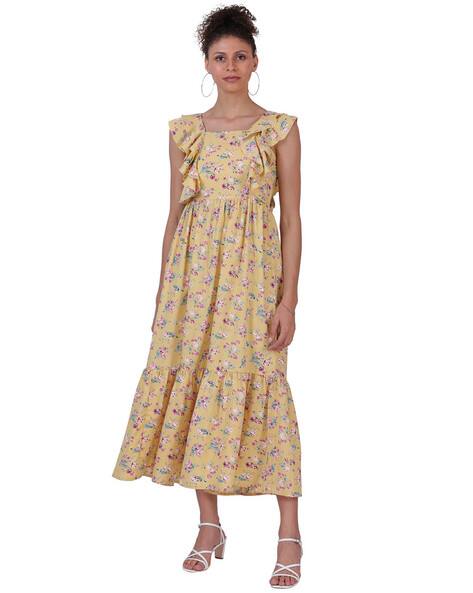 Buy Yellow Dresses for Women by PRETTY LOVING THING Online