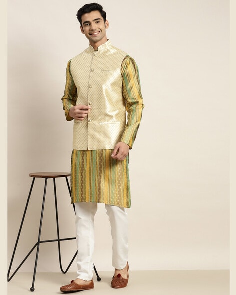 Buy Multicoloured Ethnic Suit Sets for Men by SOJANYA Online Ajio