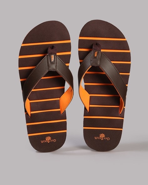 Woodland Men Thong-Strap Flip-Flops