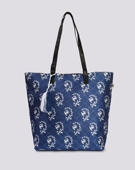 Women Floral Print Tote Bag