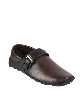 Genuine Leather Slip-On Shoes-image-10