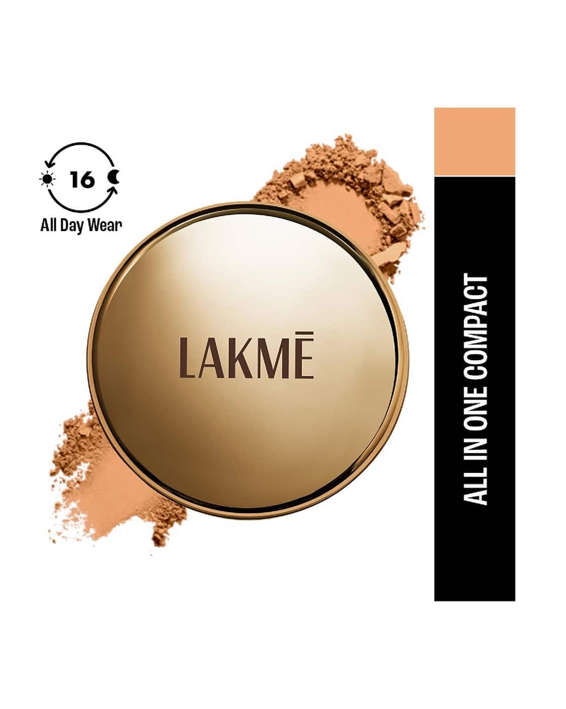 LAKME Powerplay Priming Powder Foundation 3-in-1 Lasting Matte Dry/Oily Skin - Natural Light For Women (Multi, OS)