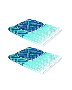 divine casa Set of 2 Printed Reversible Single Dohars-picture-35
