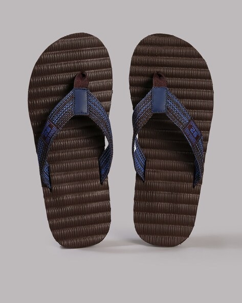 Woodland Men Thong-Strap Flip-Flops