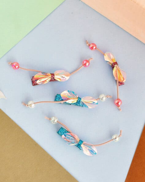 Silvermerc Designs Set of 4 Glitter Hair Pins