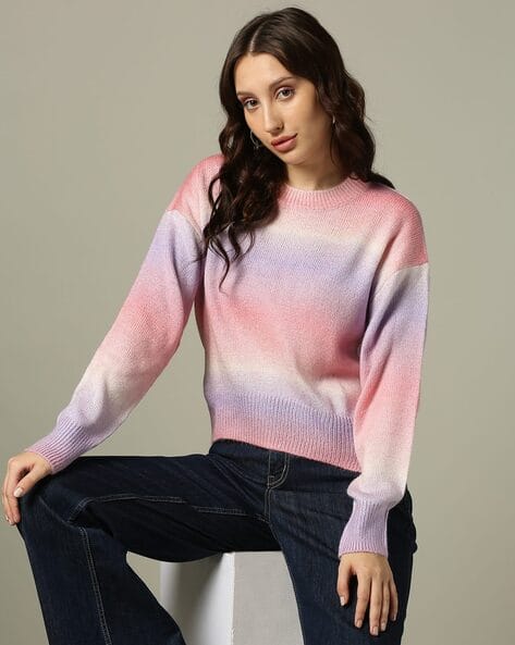 Women Ombre-Dyed Sweater