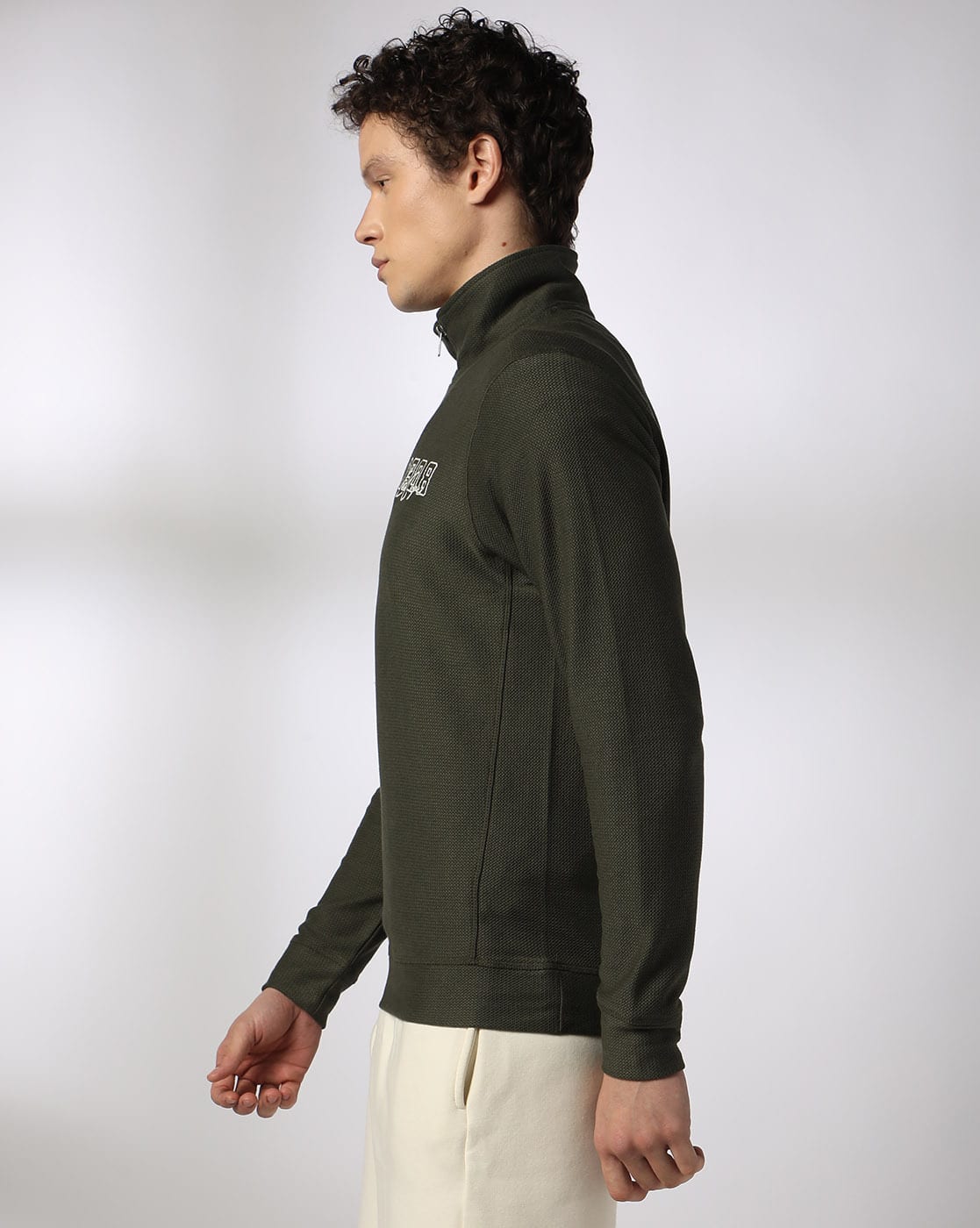 Buy Olive Sweatshirt & Hoodies for Men by LEE COOPER Online | Ajio.com