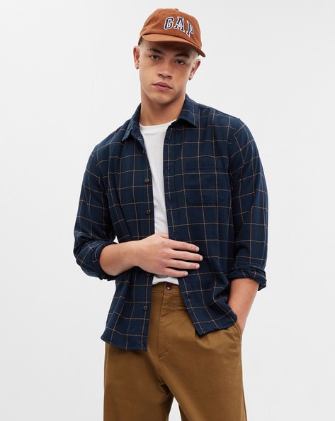 Checked Regular Fit Cotton Shirt