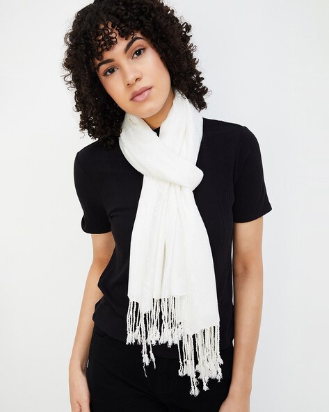 Women Scarf with Tassels Price in India