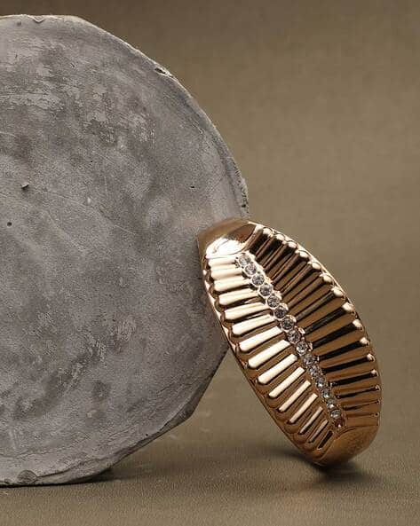 Sohi Stone-Studded Cuff Bracelet