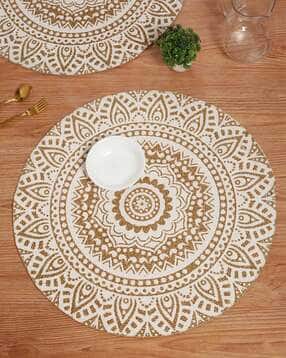 hosta homes Set of 2 Digital Print Centre Table Placement Mats-picture-48