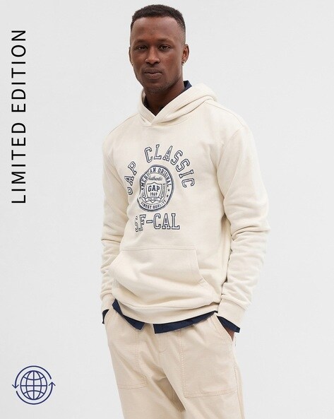 Gap hoodie cream sale