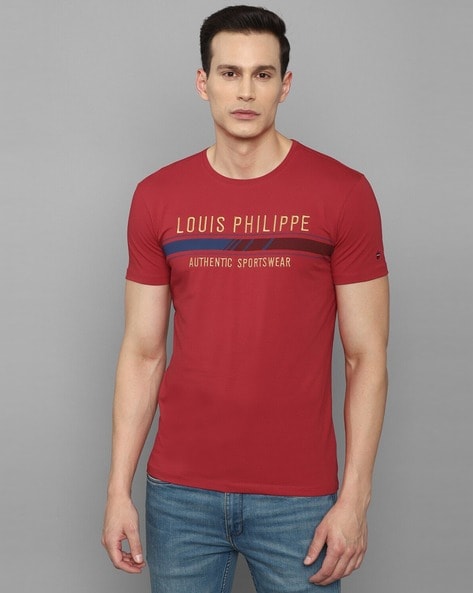 Buy Maroon Tshirts for Men by LOUIS PHILIPPE Online Ajio