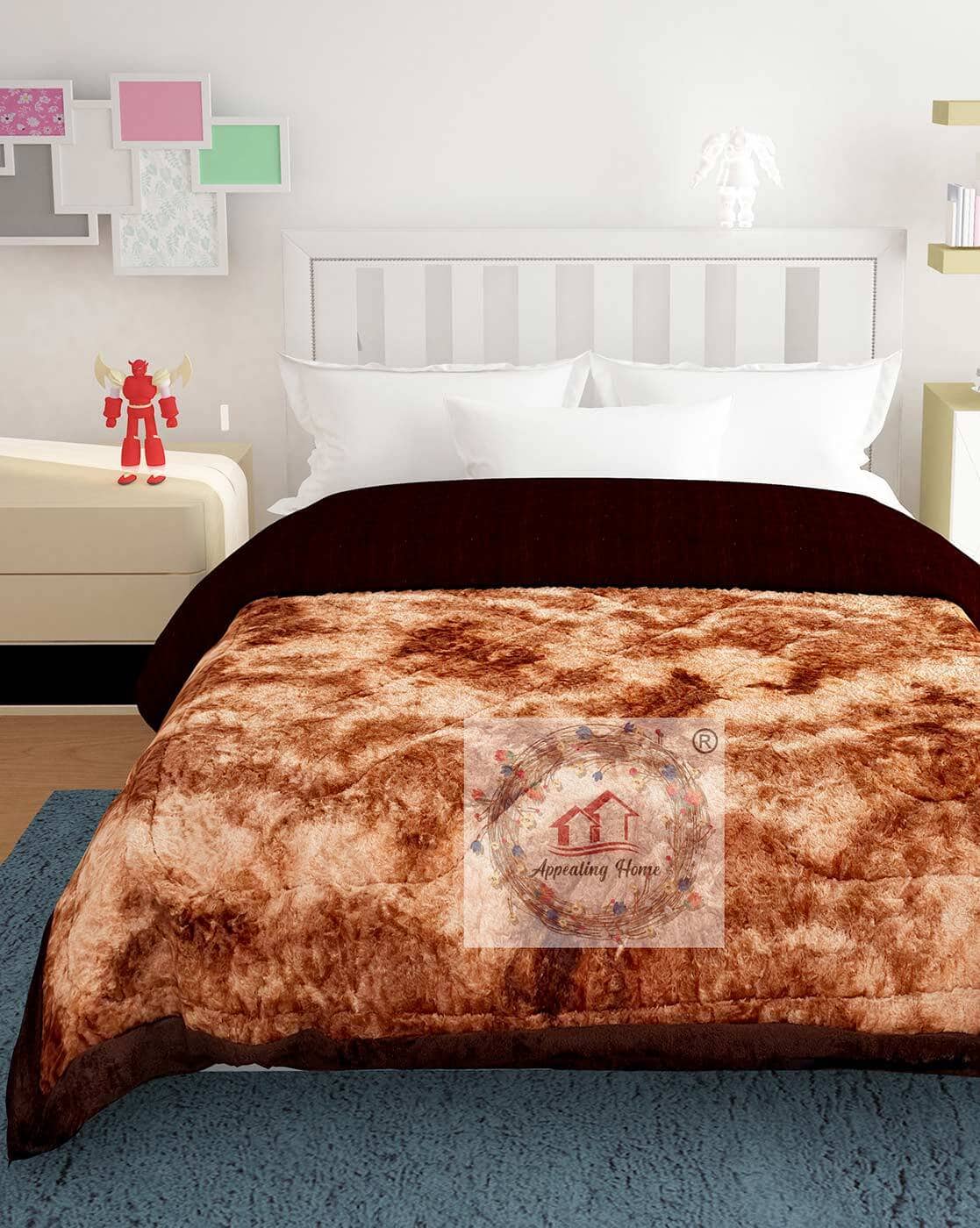 Buy Bronze Blankets, Dohars Quilts for Home Kitchen by