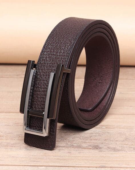 Men Slim Fit Leather Belt
