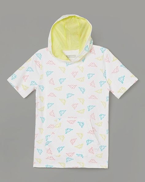 Kappa Boy Printed Hooded T-Shirt