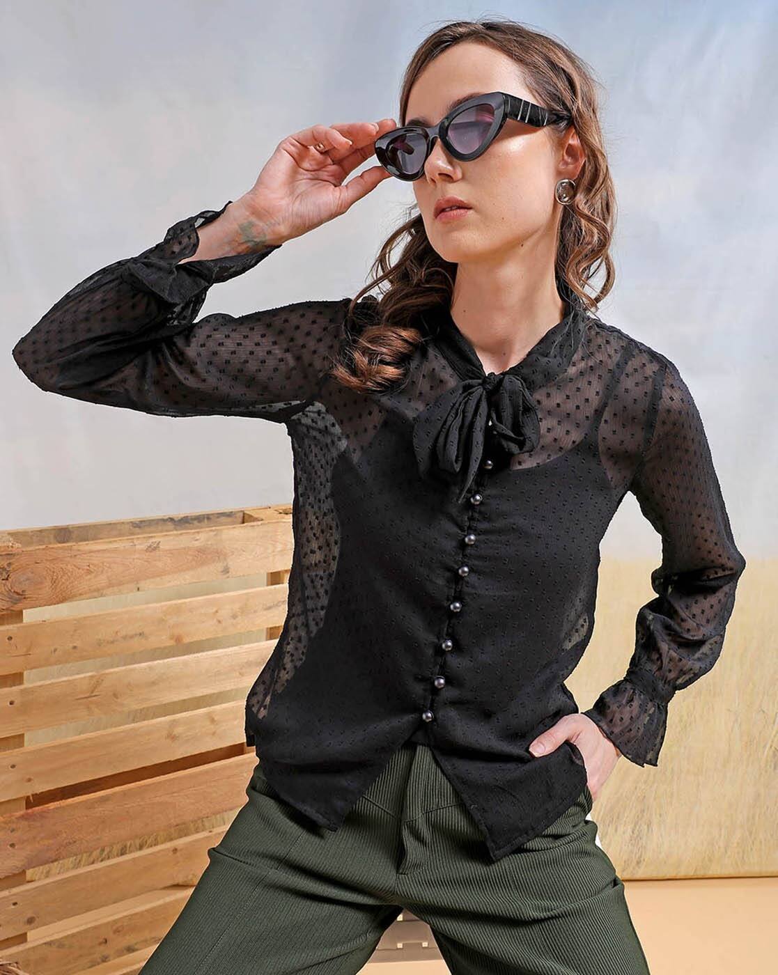 FREE WOMEN TOPS, BLACK, XS