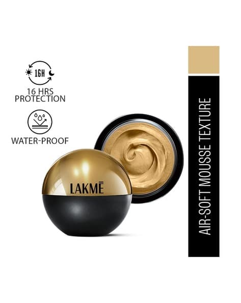 LAKME Xtraordin-airy Mattereal Mousse Foundation Matte Finish Has SPF8 - 01 Classic Ivory