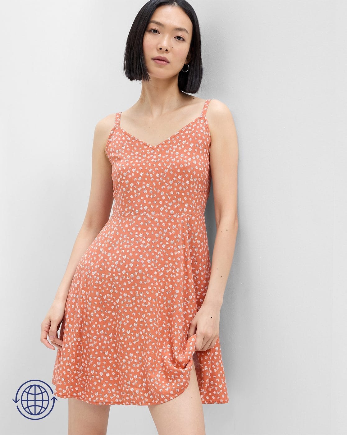 Floral Print A-Line Dress