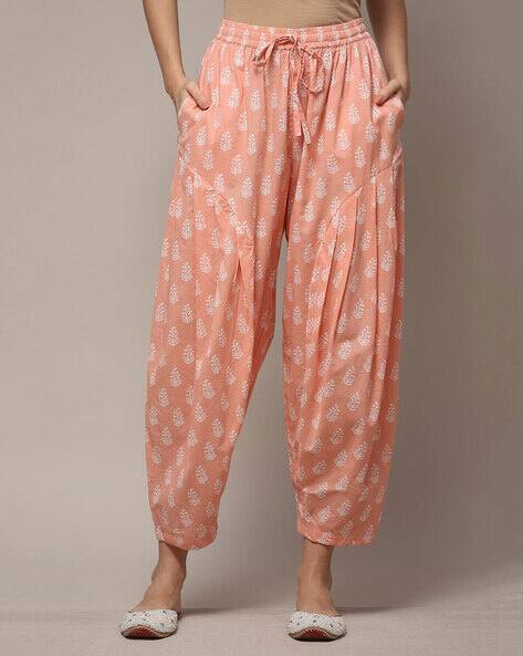Biba Floral Print Salwar with Insert Pockets