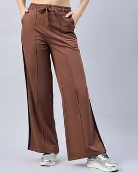 femea Women Panelled Wide-Leg Track Pants-picture-51