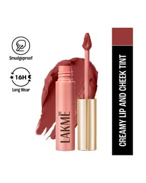 Double Duty Lip & Cheek Mousse Matte Lipstick with Soft Blush - Burgundy Lush-image-41