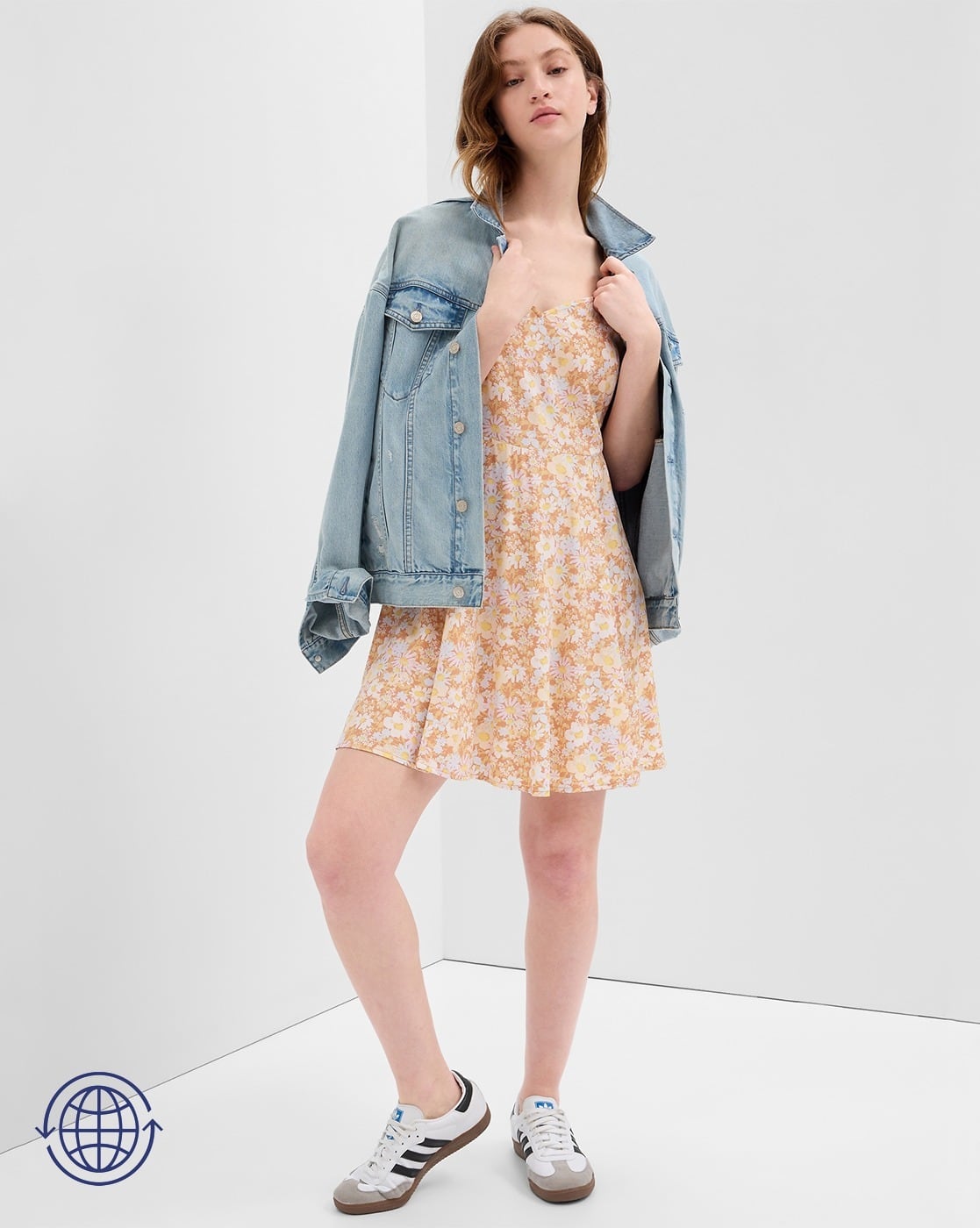 Floral Printed Fit And Flare Mini Dress
