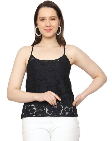 Buy Black Tops for Women by WEAR WE MET Online | Ajio.com
