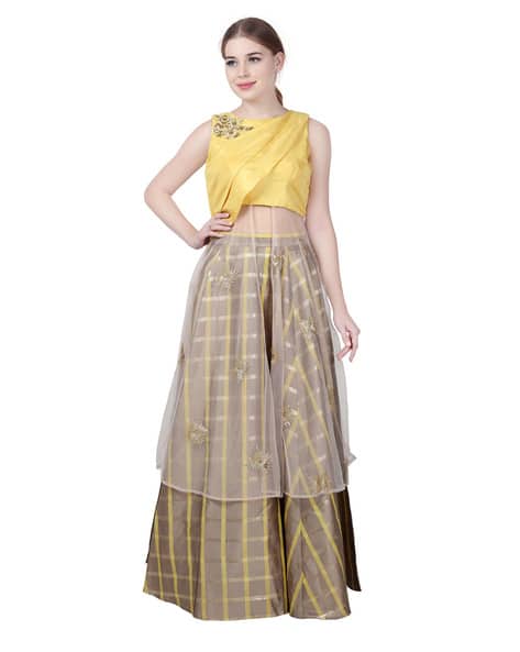 Embellished Sleeveless Lehenga Choli Set