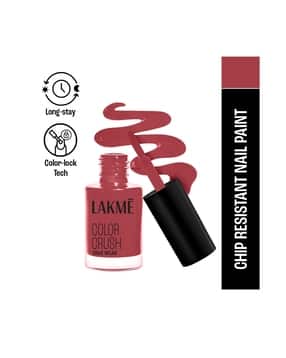 lakme True Wear Color Crush Nail Polish Long Lasting & Vibrant Nail Paint - 22-picture-53